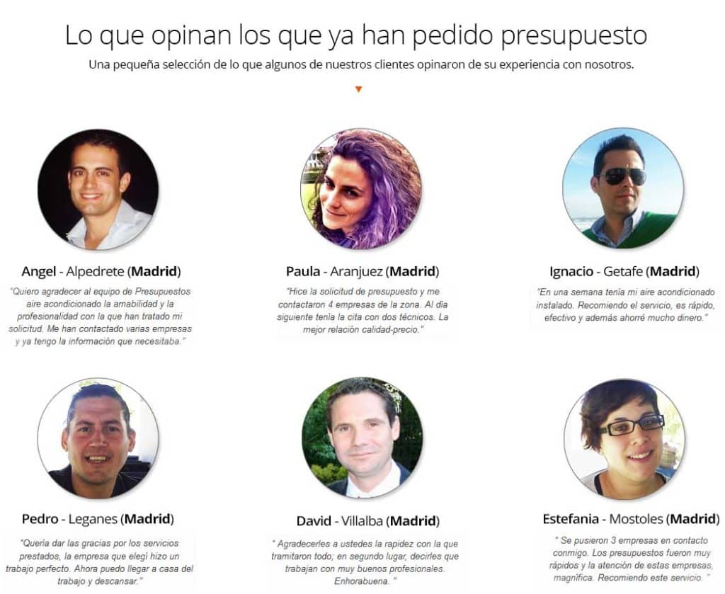 Presupuestos Aire Acondicionado